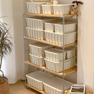 Storage Box with Lid Stackable Container 2 Types