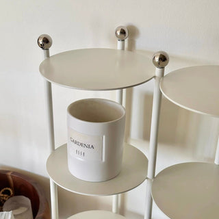 Iron Frame Tier Storage Display Rack  with Cup Holder