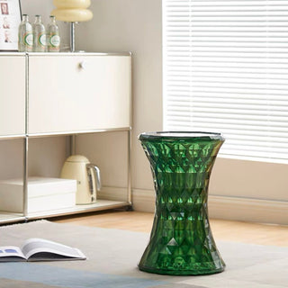 Clear Color Storage Side Table Stool  Chair