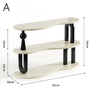 Modern Design Three-Tier Storage Display Rack
