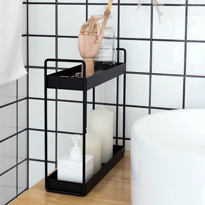 Iron Frame Slim Tier Tray Rack   Cosmetic Storage