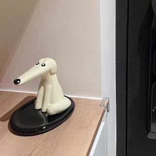 Monochrome Dog Motif Key Tray Dog Key Storage Entryway