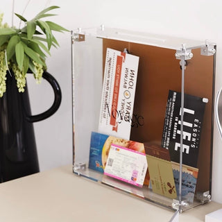 Acrylic Clear Square Ticket Storage Box   voyage