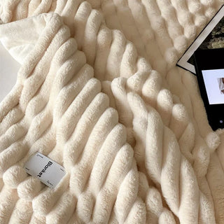 Striped Textured Blanket  150 x 200 cm