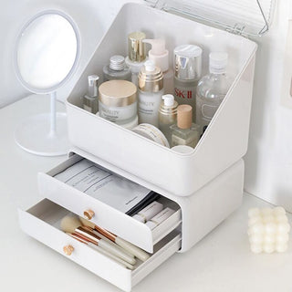 Large Capacity Cosmetic Box with Drawerin  Makeup Storage