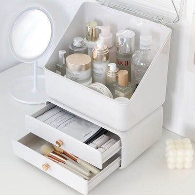 Large Capacity Cosmetic Box with Drawerin  Makeup Storage