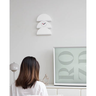 Half Moon Design Clock   Semi-circular Wall Clock
