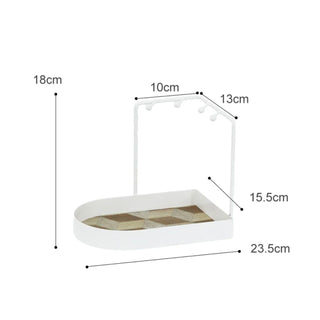 Corner Key Stand Tray   Entryway Storage Small Item Holder