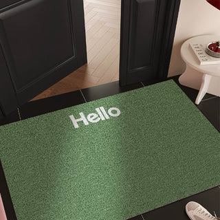 Hello Lettering Color Entrance Mat  50 x 80 cm Mud Removal