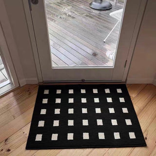Square Pattern Door Mat   in  and 2 Sizes: 50x80cm and 60x90cm