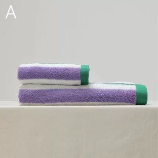 Mixed Stripe Color Bath Towel  100% Cotton Combed Cotton Absorbent Large Size Towel Blanket