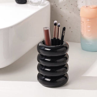 Donut Tube Four-Tier Brush Stand  Pen Holder