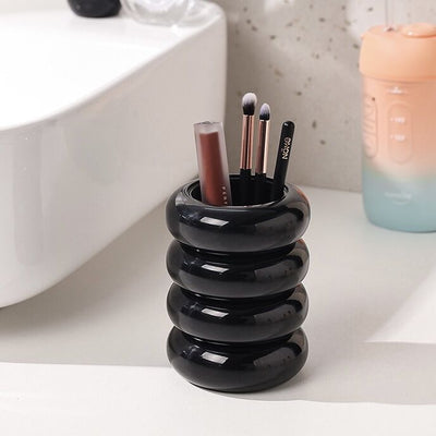 Donut Tube Four-Tier Brush Stand  Pen Holder