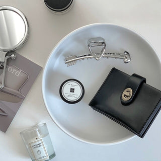 Ceramic Silver Tray with Legs 2 Sizes  Small Item Storage
