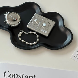 Cloud-type Wave Accessory Tray   Plate Small Item Holder Perfume Storage