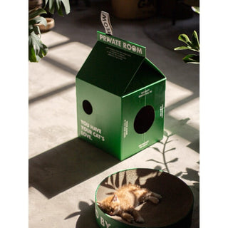 Green Pack-type Cat House Cat House Scratching Post Cardboard House