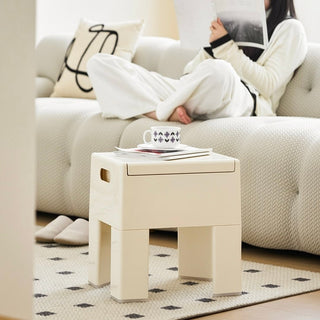 Multifunctional Storage Side Table Stool  for entryway