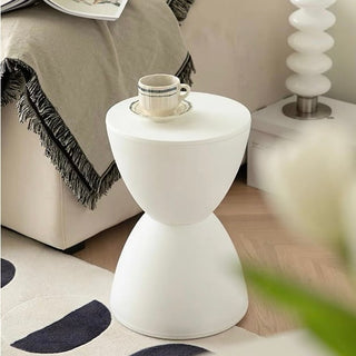 Hourglass design side table stoolin  chair