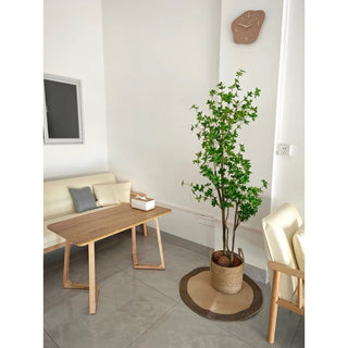 Wood Nuance Curve Silhouette Clock  Wall Clock Silent