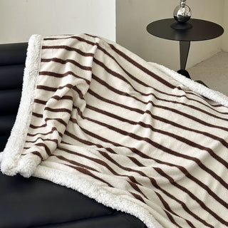Color Stripe Pattern Blanket 100 x 150 cm
