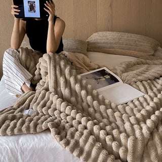 Striped Textured Blanket  150 x 200 cm