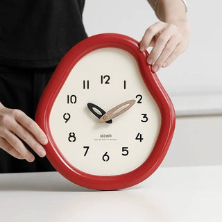 Chubby Frame Curved Design Clock  Table Clock
