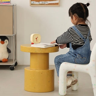 Mixed Color Compact Side Table Stool   in