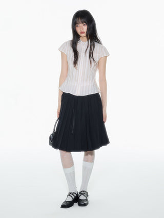 [OTR] striped flying sleeve