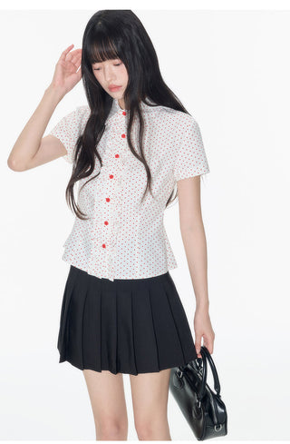 [OTR] polka dot shirt