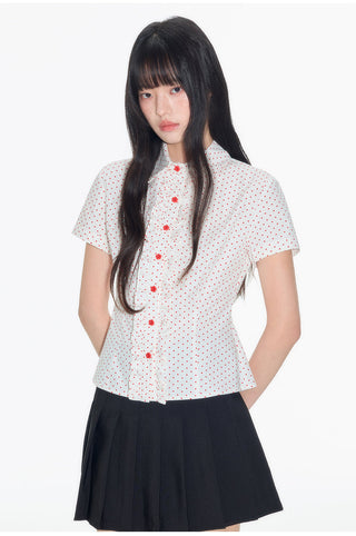[OTR] polka dot shirt