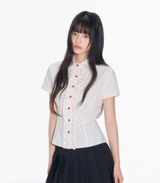 [OTR] polka dot shirt