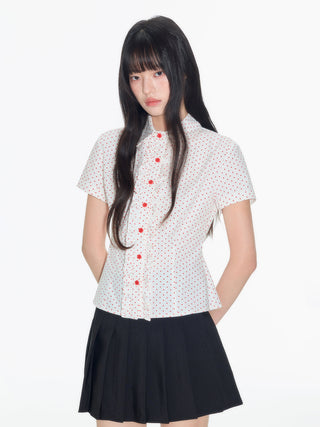 [OTR] polka dot shirt
