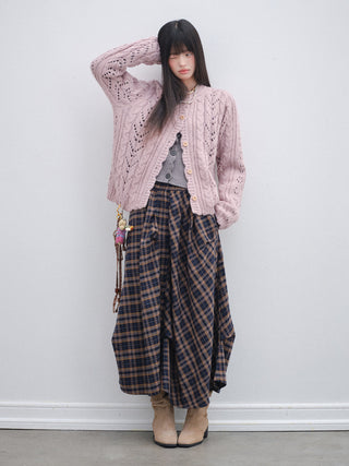 [OTR] pink knit cardigan