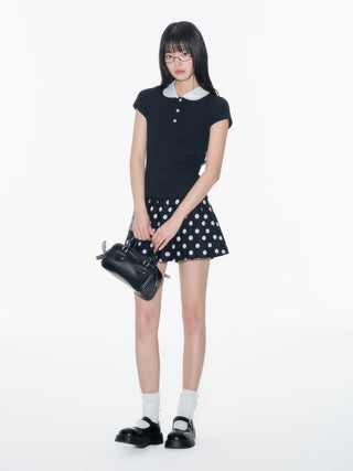 [OTR] contrast polo shirt