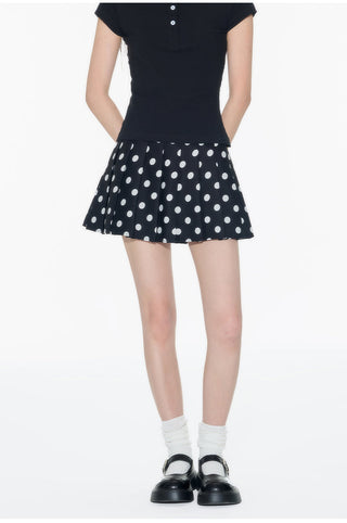 [OTR] polka dot skirt