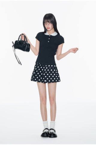 [OTR] polka dot skirt