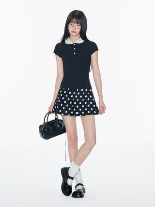 [OTR] polka dot skirt