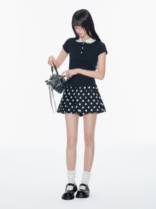 [OTR] polka dot skirt