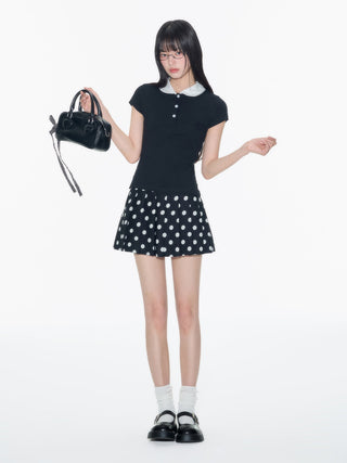 [OTR] polka dot skirt