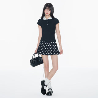 [OTR] polka dot skirt