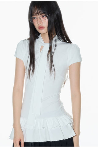 [OTR] puffed sleeve tee