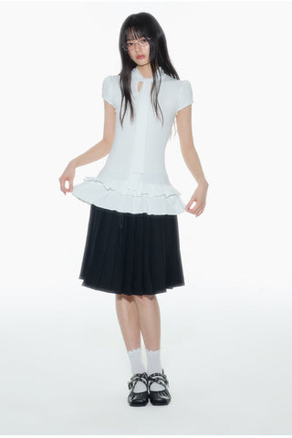 [OTR] puffed sleeve tee