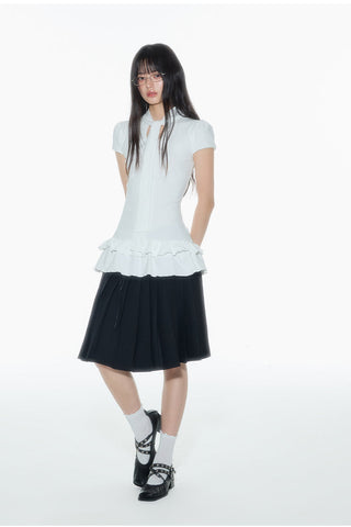 [OTR] puffed sleeve tee