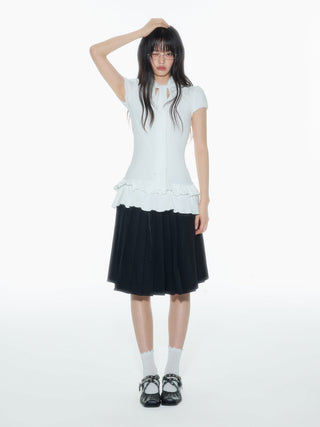 [OTR] puffed sleeve tee