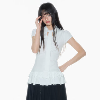 [OTR] puffed sleeve tee