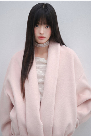 [OTR] pink lace coat