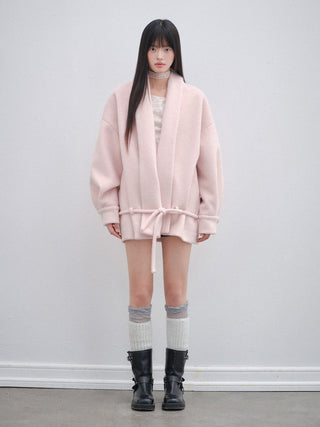 [OTR] pink lace coat