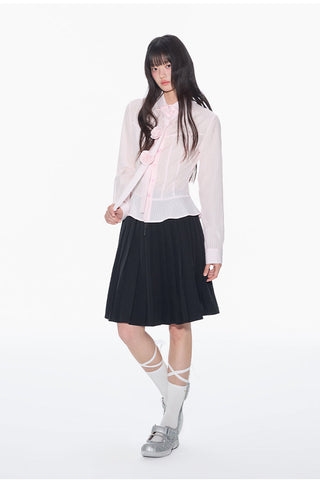 [OTR] bow striped shirt