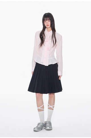 [OTR] bow striped shirt