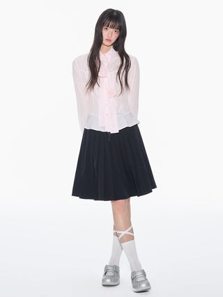 [OTR] bow striped shirt